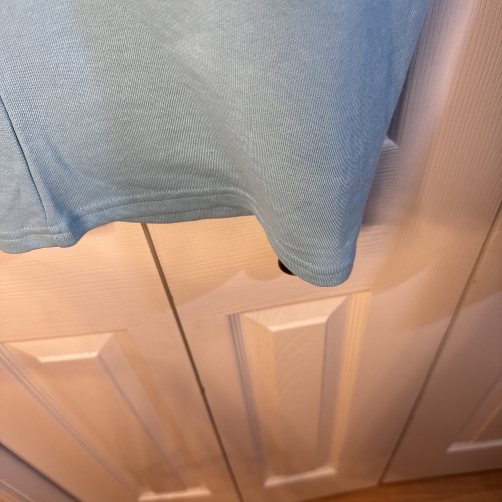 Mono B Women's Medium Light Blue ‎ Swoop Waist High Waisted with Pockets NWT - Picture 5 of 8